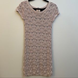 Trouve Knitted Crochet Dress With Lining